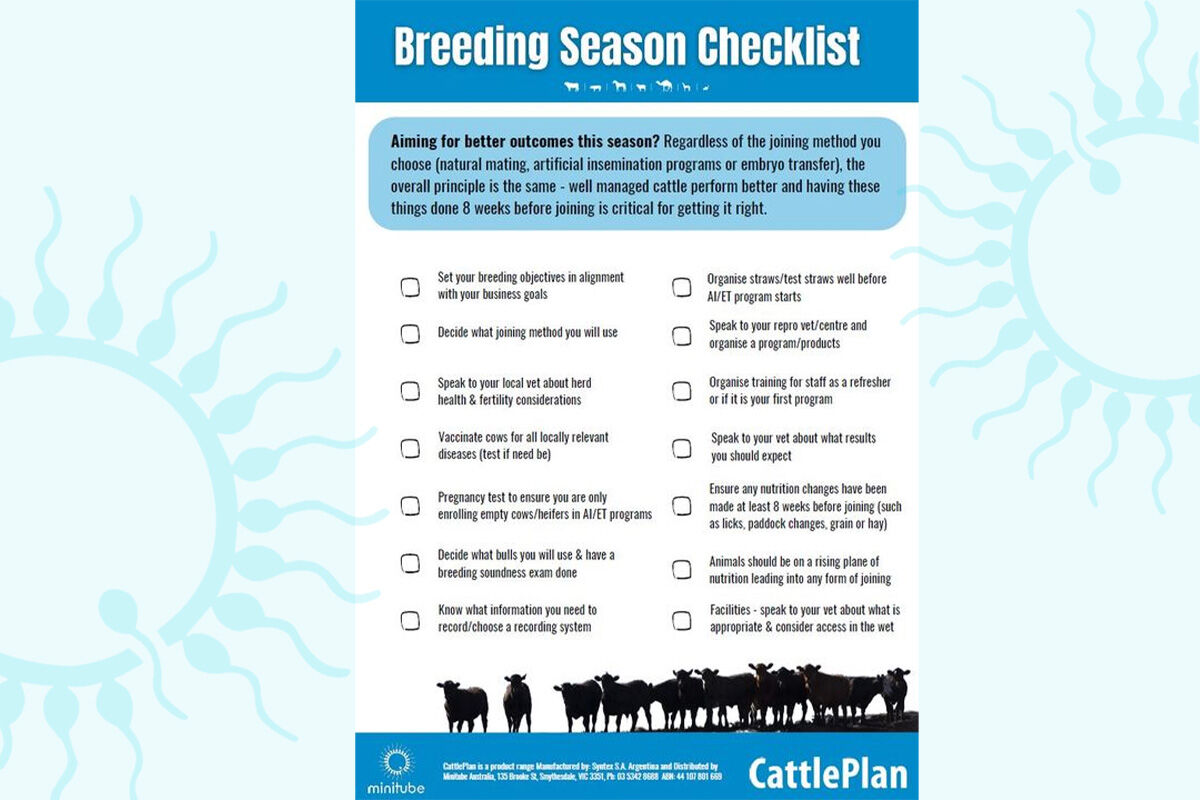 Breeding Season Checklist